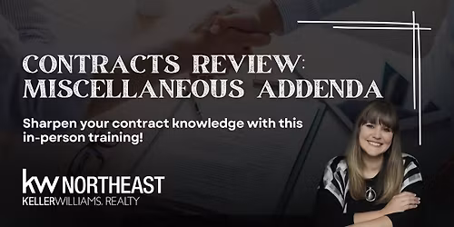 Contracts Review: Miscellaneous Addenda 