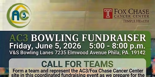 AC3 Bowling Fundraiser