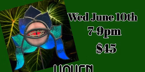 Little Shop of Horrors Stained Glass!