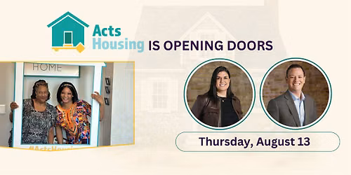 Acts Housing is Opening Doors