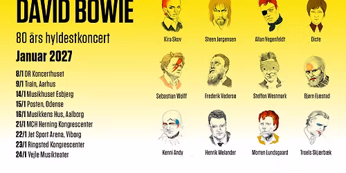 David Bowie 80 - En Hyldestkoncert | Jet Sport Arena