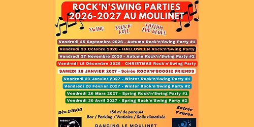 Soir\u00e9es Rock'n'Swing 2026-2027 au Moulinet 