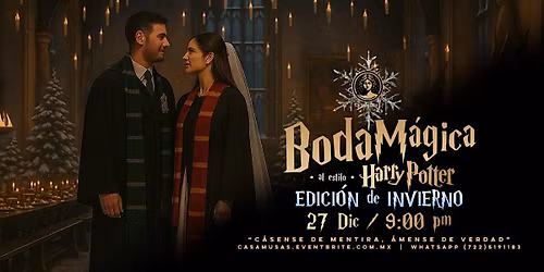 BODA M\u00c1GICA estilo HARRY POTTER | Edici\u00f3n de Invierno