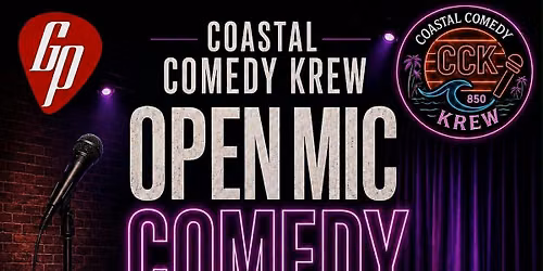 Coastal Comedy Krew Thursday Open Mic @ The Ghetto Palace