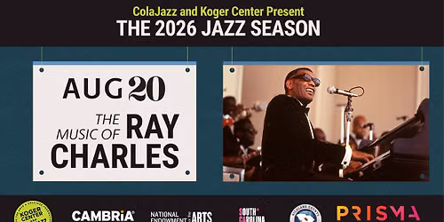 ColaJazz and Koger Center present: Live in the Lobby Jazz \u2022 The Music of Ray Charles