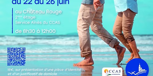 Inscriptions \u00e0 la journ\u00e9e \u00e0 la mer propos\u00e9e aux seniors le 9 juillet