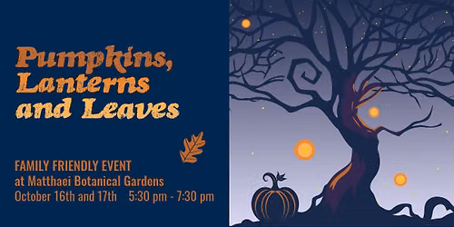 Pumpkins, Lanterns, and Leaves