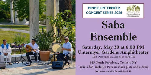 2026 Minnie Untermyer Series: Persian Saba Ensemble