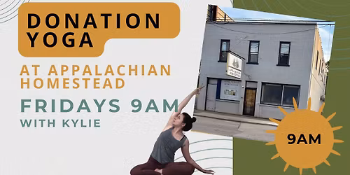 Yoga at Appalachian Homestead- Donation Based