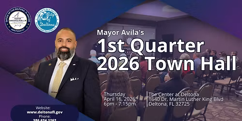Mayor Avila's 1st Quarter Town Hall for 2026