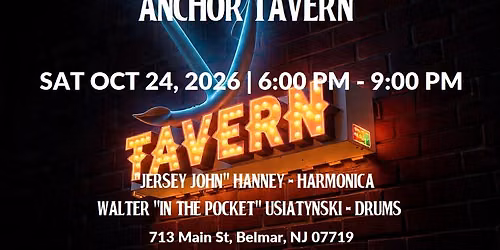 Tommy Gannon Trio @ Anchor Tavern