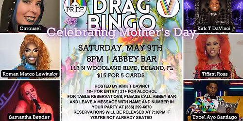 Drag Bingo