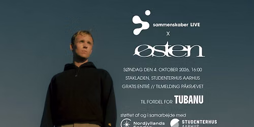 \u00d8sten i Stakladen (gratis entr\u00e9) \/\/ sammenskaber LIVE 2026