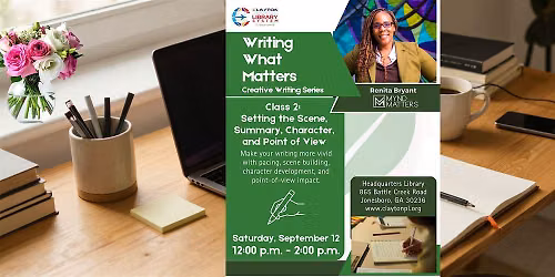 Write What Matters: Creative Writing Series
