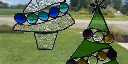 Stained Glass Christmas Tree Suncatcher Class @ My New Favorite Thing, 2359 Joslyn Ct, Lake Orion, M