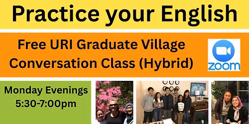 Learn English: URI Graduate Village Free Conversation Class