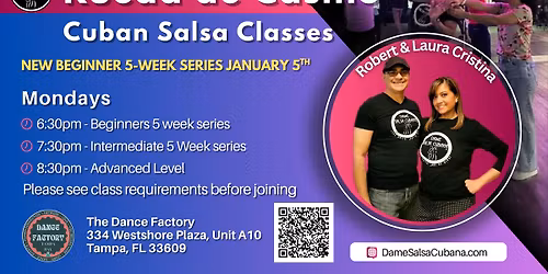 Rueda de Casino: Cuban Salsa Classes!