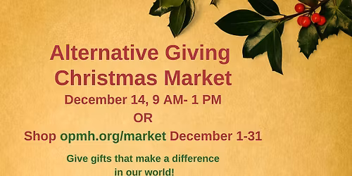 Alternative Giving Christmas Market