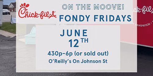 Chick-fil-A Fondy Friday!