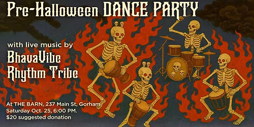 Pre-Halloween Dance Party with BhavaVibe Rhythm Tribe!