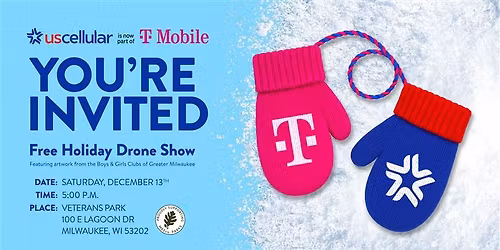 Free Holiday Drone Show in Milwaukee