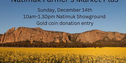 Natimuk Farmer\u2019s Market Plus- Christmas Market