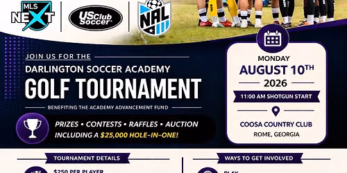 Inaugural Darlington Soccer Academy Golf Outing