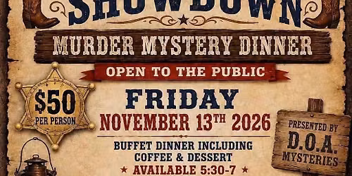 Murder Mystery Dinner Show
