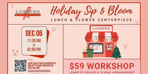 Holiday Sip and Bloom