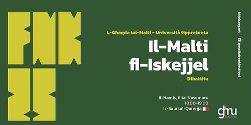 Il-Malti fl-iskejjel : Dibattitu
