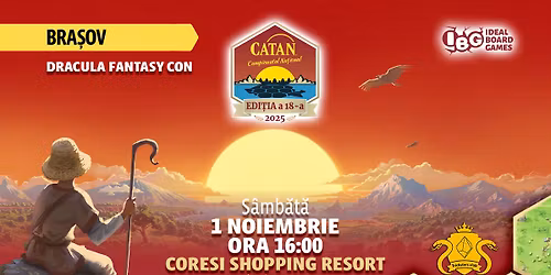 Campionatul Na\u021bional de Catan - Etapa local\u0103 Bra\u0219ov 2025 - edi\u021bia de toamn\u0103 @Dracula Fantasy Con
