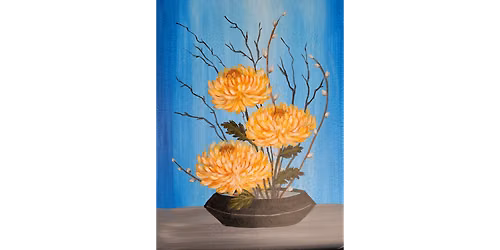 Blossoms of Chrysanthemum - Paint and Sip in Phoenix | Classpop!\u2122