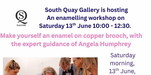 Enamel on Copper Brooch Workshop