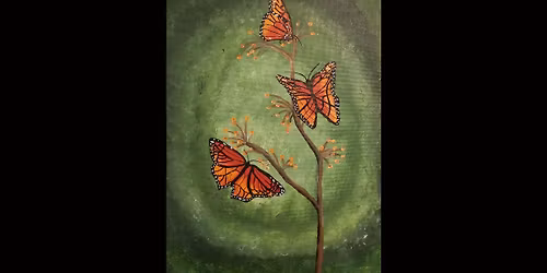 Butterfly Paint-Night Event- Loxahatchee Studio
