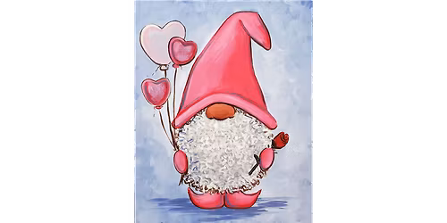 Valentine Gnome - Paint and Sip in Tyler | Classpop!\u2122