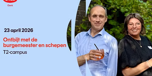Ontbijt met de burgemeester en schepen