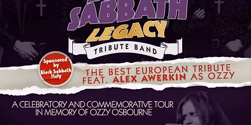 BLACK SABBATH LEGACY en Sala Upload