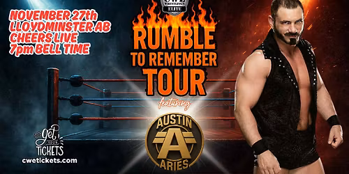 CWE Debuts In Lloydminster Ft WWE Star Austin Aries & An Over The Top Rope Rumble Main Event