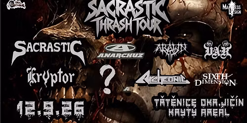 Sacrastic thrash tour- T\u0159t\u011bnice okr. Ji\u010d\u00edn
