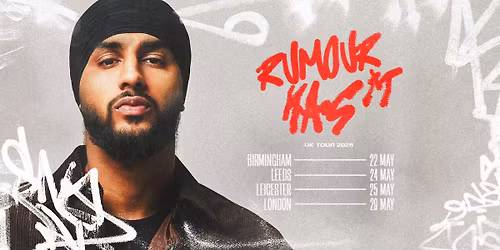 Sukha \u201cRumour Has It\u201d UK Tour 2026 - BIRMINGHAM