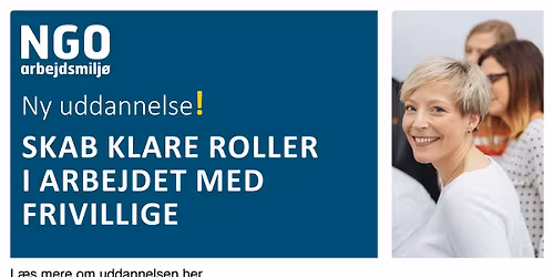 Uddannelse: Skab klare roller i arbejdet med frivillige