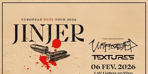 JINJER | EUROPEAN DU\u00c9L TOUR 2026 | LISBOA