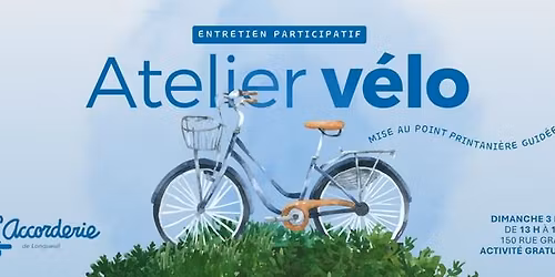 Atelier v\u00e9lo : mise au point guid\u00e9e