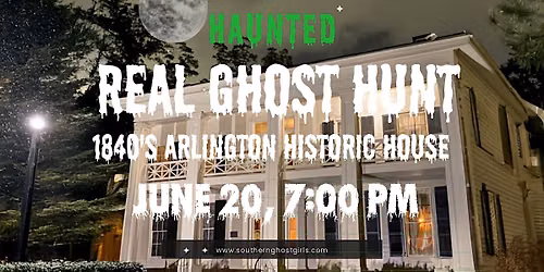 Halfway to Halloween Paranormal Ghost Hunt, Birmingham\u2019s  Arlington House