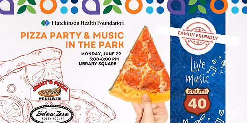 Pizza Party + Music in the Park!