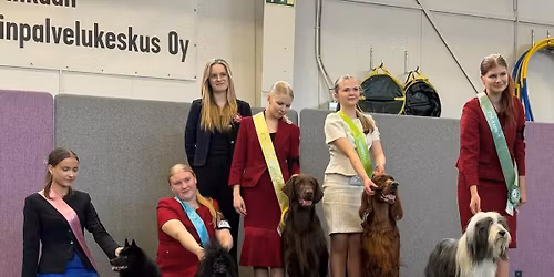 Junior Handler PM-joukkueen tuki Match Show Hyvink\u00e4\u00e4ll\u00e4 ke 5.8.2026