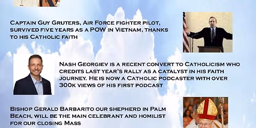 Join us in the 25th Annual Catholic Men for Jesus Christ Men's Rally