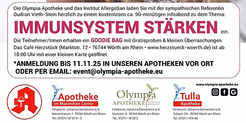 OMNi-BiOTiC\u00ae Infoabend \u2013 Gesund durch den Winter