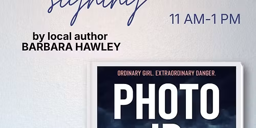Book signing with Barbara Hawley