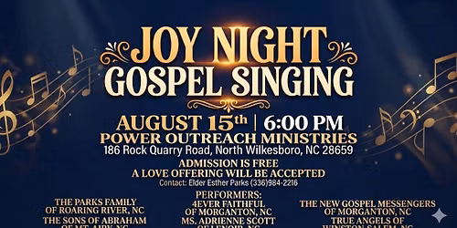 Joy Night Gospel Singing